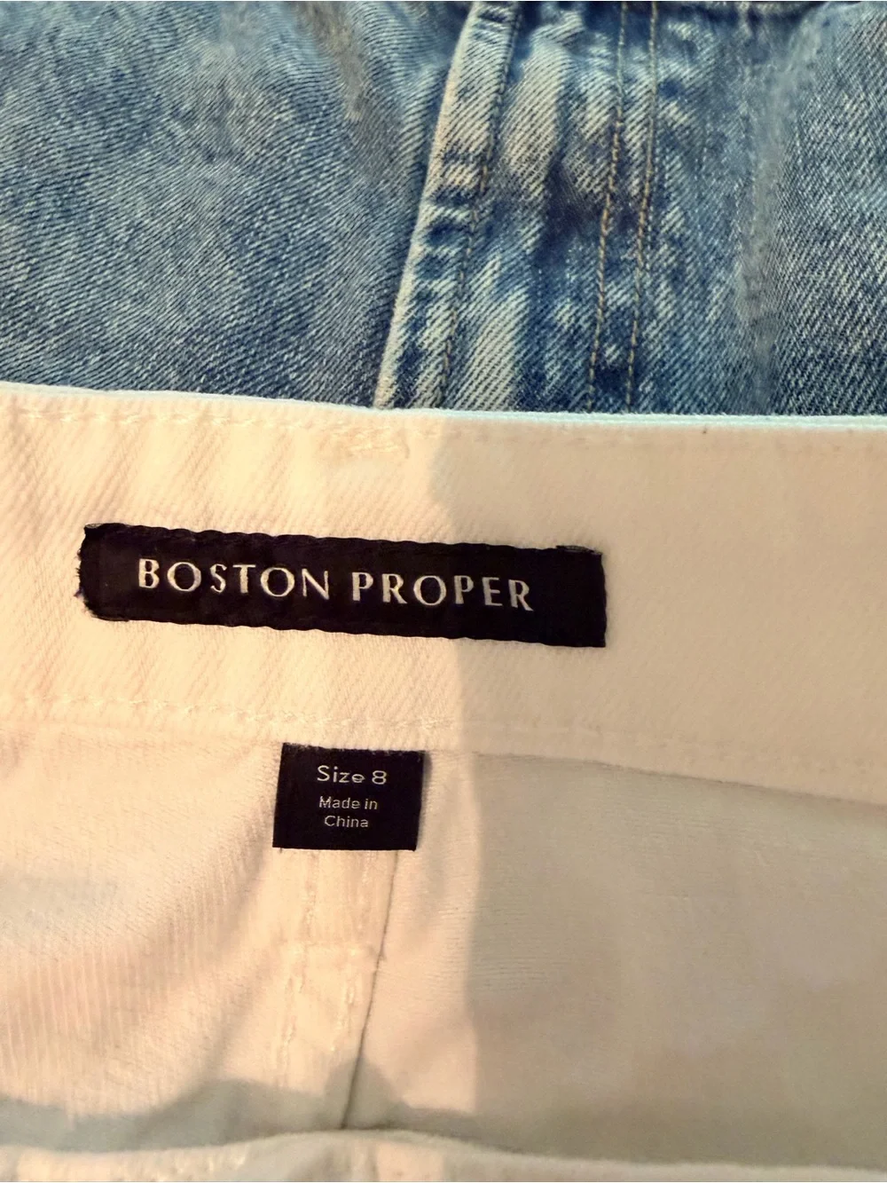 Boston Proper High Waist Denim  Shorts